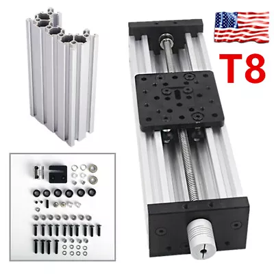 150mm C-beam Sliding Table 3D Printer Parts Z-axis T8 Lead Screw Linear Actuator • $46.99