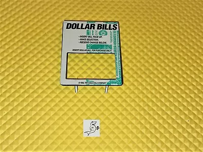 DIXIE NARCO 276 276E 440 501E COKE BILL MARS VALIDATOR MOUNTING BEZEL - Grey • $19.99