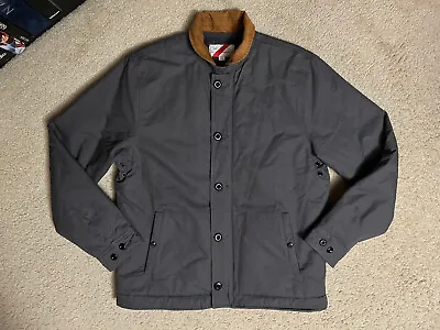 BEST MADE Co. Military N-1 Deck Jacket Coat Lined MEDIUM Grey Men's Zip/button • $125