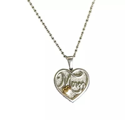  Mom  Heart Necklace Pendant • $10.99