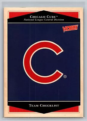 1999  Upper Deck Victory #72 Chicago Cubs TC • $1.79