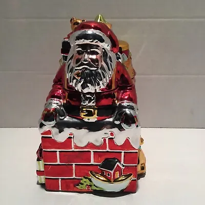 Portmeirion Studio A Christmas Story Santa Porcelain Cookie Jar Susan Winget PS • $29.99