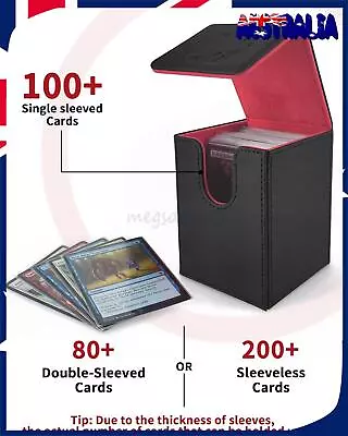 Game MTG Trading Card Holder PU Deck Box Board Card Deck Case Storage Box Gift • $14.72