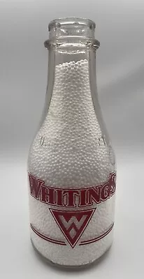 Whiting's Dairy “Buy War Bonds & Stamps” Vintage One Quart Milk Bottle Mass. • $74.95