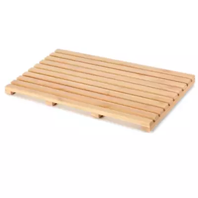 Bamboo Duck Board Wooden Bath Mat Shower Rug Timber Bathroom Floor Non Slip • $18.75