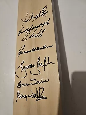 Signed Full Size Cricket Bat - Doug Walters Ian Chappel Keith Stackpole & More • $100