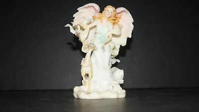2000 Seraphim Classics Frances Roman Inc GENTLE GUIDE Angel Figurine No. 81871 • $7