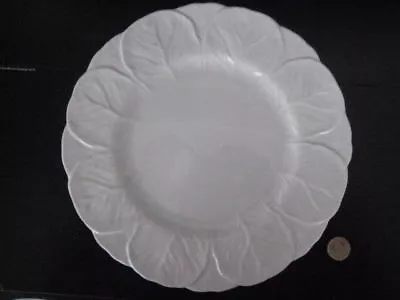 Coalport Countryware Dinner Plate White English Bone China Wedgwood Cabbage Leaf • £68.99