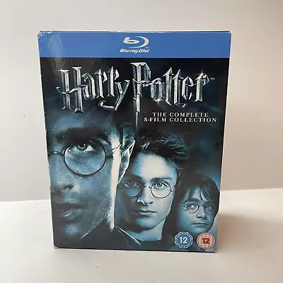 Harry Potter: The Complete DVD 8-Film Collection Blu-ray Set Tested Free Ship • $19.99