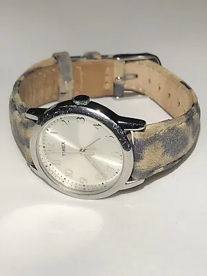 Timex Indiglo WR30M Gold Leopard Watch • $20