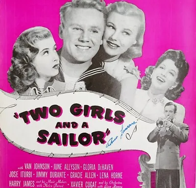 $29.24 • Buy 1932 Two Girls And A Sailor Sheet Music Xavier Cugat MGM Soundtrack Tobias