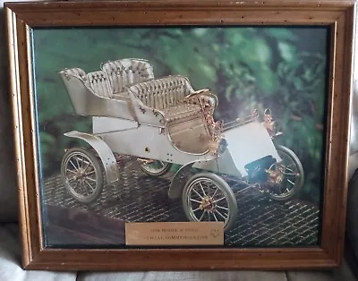 Official 1903 Model A Ford Commemorative Picture In A Wood Frame • $25