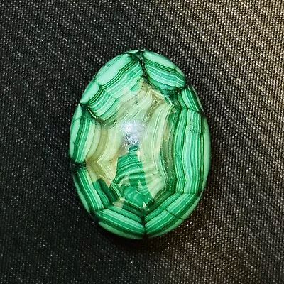 Amazing Green Malachite Egg With Beautiful Markings High Quality 93 Gms - MAL28 • $40