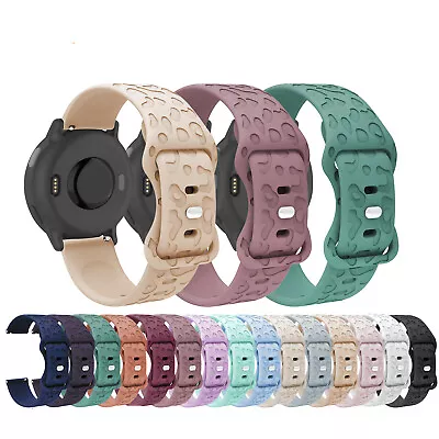 Leopard Print Silicone Watch Band Strap For Garmin Venu 1 2 Plus Vivoactive 3 5 • $15.99