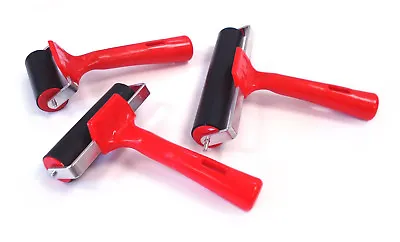 LINO PAINT Or INK HARD RUBBER BRAYER BLOCK PRINTING ROLLERS 60mm 100mm 150mm • £6.95