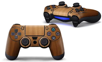 $6.95 • Buy Playstation 4 PS4 Full Controller Skin Wood