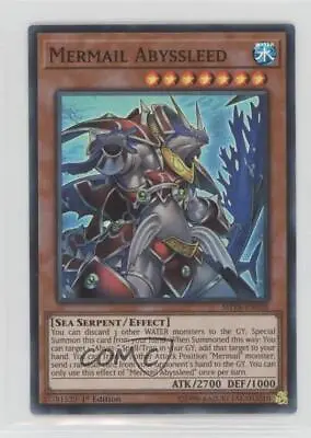 2018 Yu-Gi-Oh! Shadows In Valhalla 1st Edition Mermail Abyssleed (SR) Q5p • $2.27