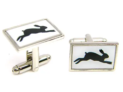 Rabbit Hare Coursing Badge Cufflinks Gift Cuff Links • $6.21