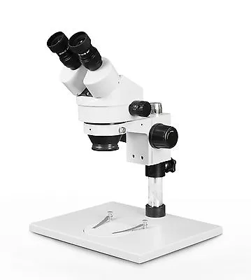 Vision 7X-45X Binocular Zoom Stereo Microscope Pillar Stand With Large Base • $311.10