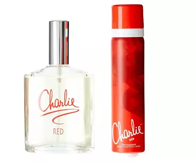 Revlon Charlie Red Eau De Fraiche And Body Fragrance Set • £8.54