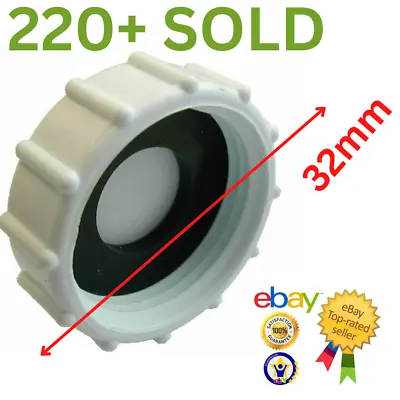  Washing Machine Dishwasher  Trap Valve Appliance Blank Cap & Washer 72956 • £1.95