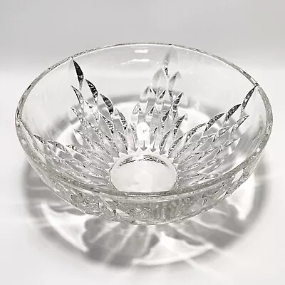 GORHAM Mirage 8  Clear Cut Crystal Bowl - Serving Salad Fruit Bowl • $47.99