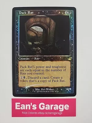 Magic The Gathering Pack Rat 455 Ravnica Remastered Retro Frame Rare Foil - MN • $3.64