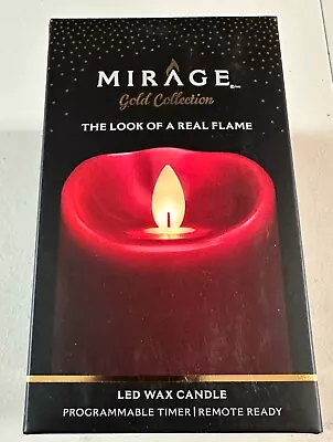 Mirage Gold 3x5 Red Candle • $20