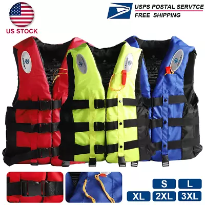 $28.15 • Buy Adults Life Jackets Watersport Vest Kayak Ski Buoyancy Aid Sailing Boating