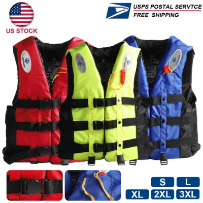 $28.15 • Buy Adults Life Jackets Watersport Vest Kayak Ski Buoyancy Aid Sailing Boating