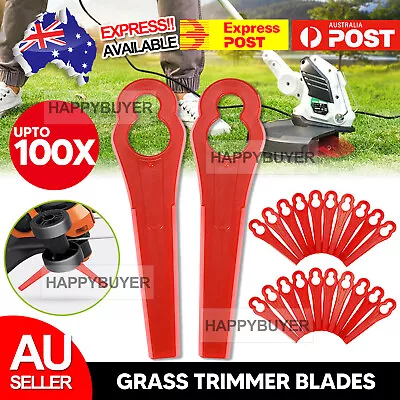 Up To 100pcs Plastic Grass Trimmer Blade For Ozito Kuller Bosh Garden Lawn OZ • $2.75