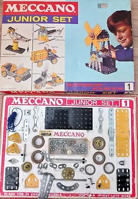 Vintage Meccano Junior Set 1 • £14.99