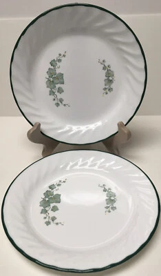 $12.50 • Buy  Corelle CALLAWAY  IVY - 7 1/4   Bread Dessert Plates Set Of 2