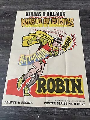 Batman Vintage Robin Gumcard Pack Promo Poster Rare • $795