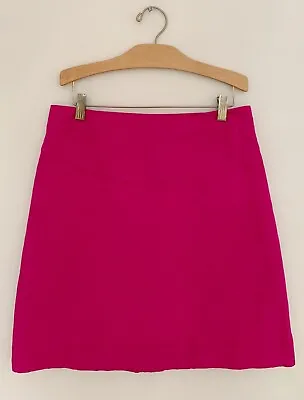 MARNI Made In Italy 🇮🇹 Women’s Skirt Size Small Pink A-Line Gold Zipper • $31.34