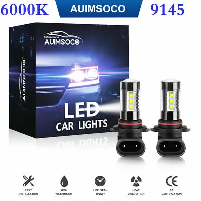 $11.99 • Buy Parts Accessories Led Lights Fog Light Bulbs 9005 9145 9140 H10 Super Bright