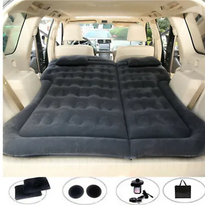 Self Inflating Car Cargo Camping Mattress Double Sleeping Mat Air Bed Pad Pillow • $44.55