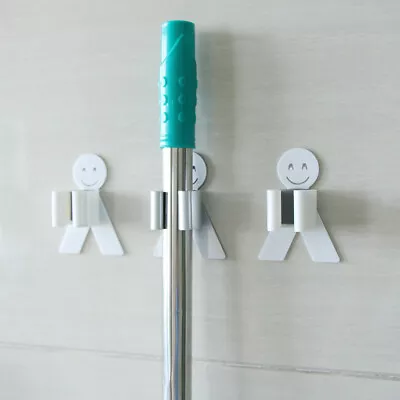 £3.22 • Buy Accessories Kitchen Supplies Storage Rack Wall Mounted Mop Holder Broom Hanger~