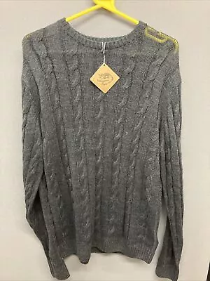 Kangaroo Poo Dark Grey Jumper - UK Men's Size L - NEW • £10