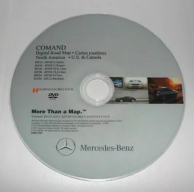 Mercedes NTG1 2016 Navigation DVD Map Update Comand Aps North America V15 GPS • $29.95