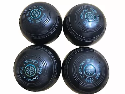 £39.99 • Buy Almark Crusader 2 Lawn Bowls Size 4H  In Great Condition - No Chips Or Cracks