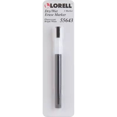 Lorell Dry/Wet Erase Marker - White - 1 Each • $7.99