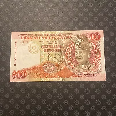 Malaysia-10 Ringgit-1989 • $6