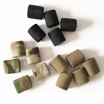 5pcs Tactical Elastic Cord Elastic Webbing Loop Belt For 20 25 38 50 Mm Ribbon • $6.80