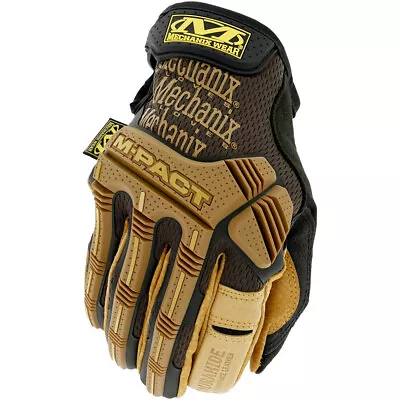 Mechanix Wear LMP-75-009 M-Pact Leather Gloves - Medium 9 Tan/Black New • $39.34