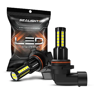 SEALIGHT H10 9145 9140 9045 LED Fog Lights Bulbs Conversion Kit OEM 200W 6000K • $10.99