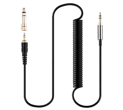 $18.89 • Buy Coiled Spring Audio Cable For V-MODA Crossfade LP LP2 M-100 M-200 M-80 V-80