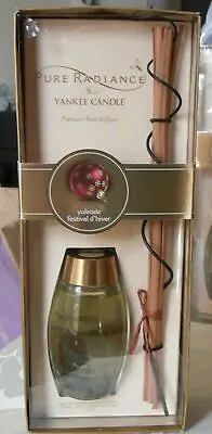 Yankee Candle Pure Radiance Yuletide Reed Diffuser Bnib Rare Last One • £19.95