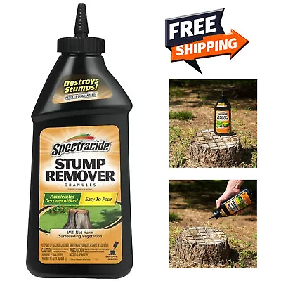 New Spectracide 1 Lb Bottle Stump Remover Tree Stump Decomposition-Fast Shipping • $20.99