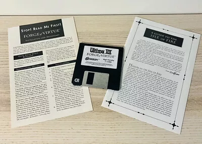 $329 • Buy *PRISTINE* Ultima VII: Forge Of Virtue PC Game Add-On (Origin, 1992)